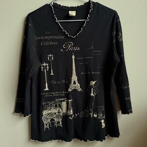 ✨ Y2K Paris Graphic Top – Jess & Jane ✨